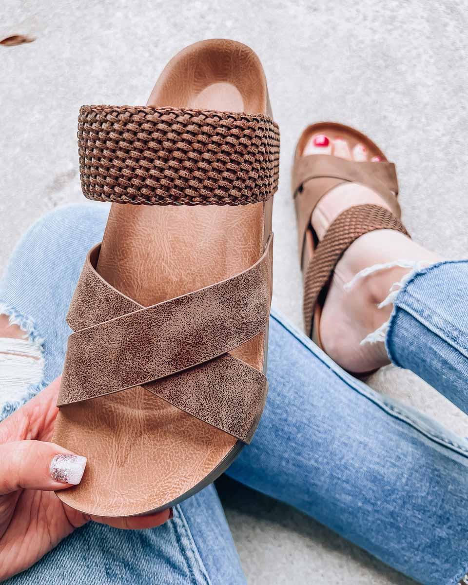 Melarey Stacked Sole Miri Sandals Melarey Boutique